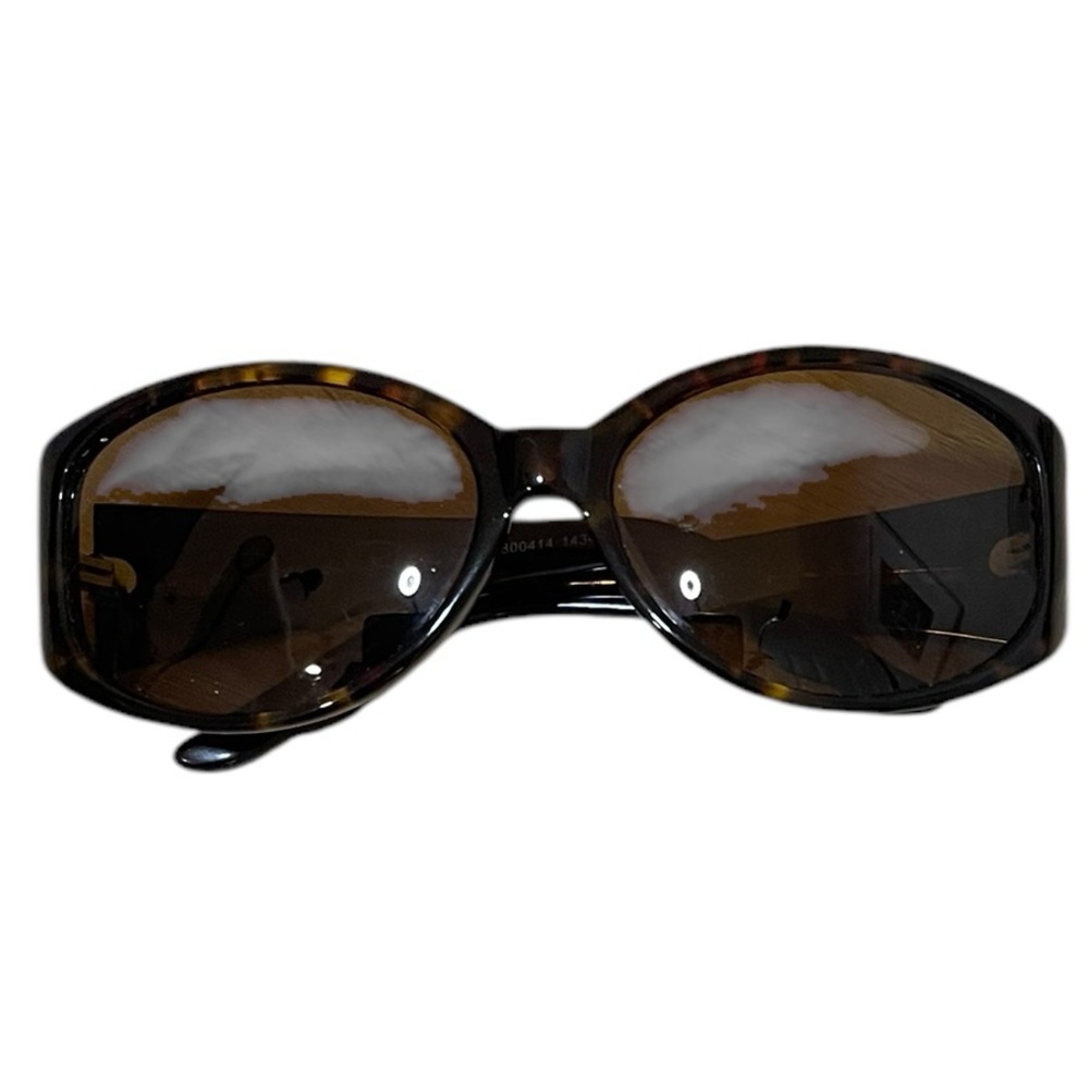 Vintage Oscar de la Renta tortoise shell oval sunglasses